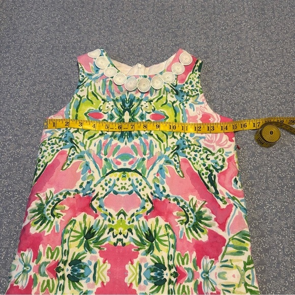 J Bailey Dress Girl’s Pink & Green Floral Size 12 - Picture 9 of 10